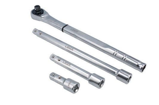 Laser Tools 9054 Ratchet Handle 120 Teeth 3/4"D - Extra Long Leverage Laser Tools