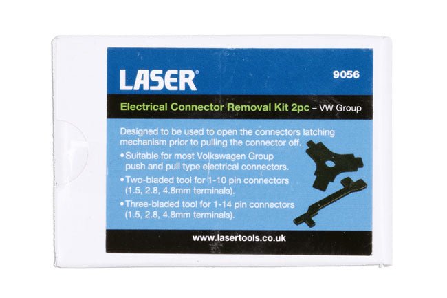 Laser Tools 9056 Electrical Connector Removal Kit 2pc - for VW Group Laser Tools