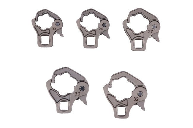 Laser Tools 9076 Ratchet Flare Nut Wrench Set 1/2"D 22mm - 32mm Laser Tools