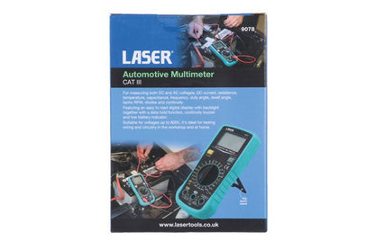 Laser Tools 9078 Automotive Multimeter CAT III Laser Tools