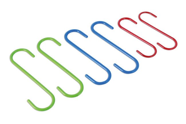 Laser Tools 9104 Brake Caliper Hook Set 6pc Laser Tools