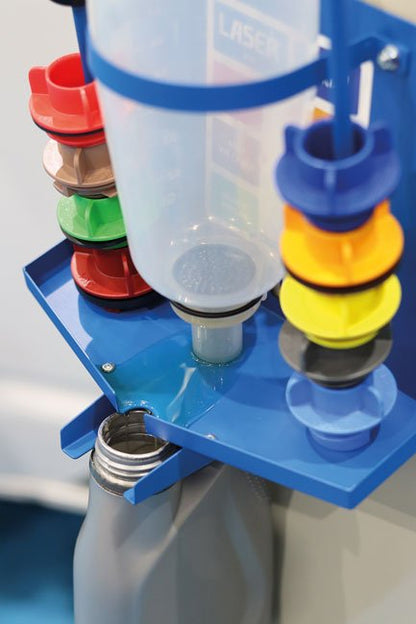 Laser Tools 9113 Oil Drain Storage Station - Magnetic Laser Tools