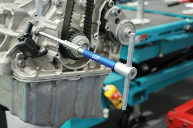 Laser Tools 9114 Interchangeable 3-Way T-Handle Spinner & Hex Bit Set - 6pc Laser Tools