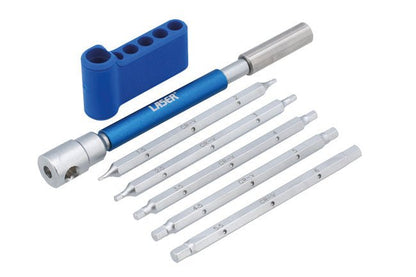 Laser Tools 9114 Interchangeable 3-Way T-Handle Spinner & Hex Bit Set - 6pc Laser Tools