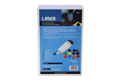 Laser Tools 9120 Oil Funnel Kit with Drain Storage Station Laser Tools