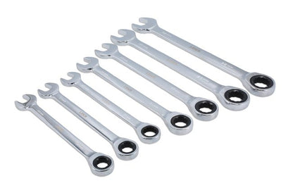 Laser Tools 9124 Ratchet Ring Combination Spanner Set 20 - 32mm - 7pc Laser Tools