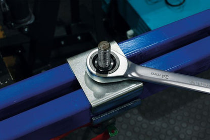 Laser Tools 9124 Ratchet Ring Combination Spanner Set 20 - 32mm - 7pc Laser Tools