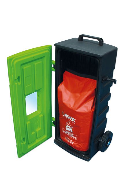 Laser Tools 9125 Wheeled Storage Box - for Vehicle Fire Blanket Laser Tools