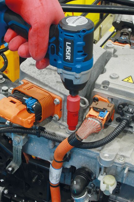 Laser Tools 9126 Non-Conductive Insulated Quick Chuck to 3/8"D Adaptor Laser Tools