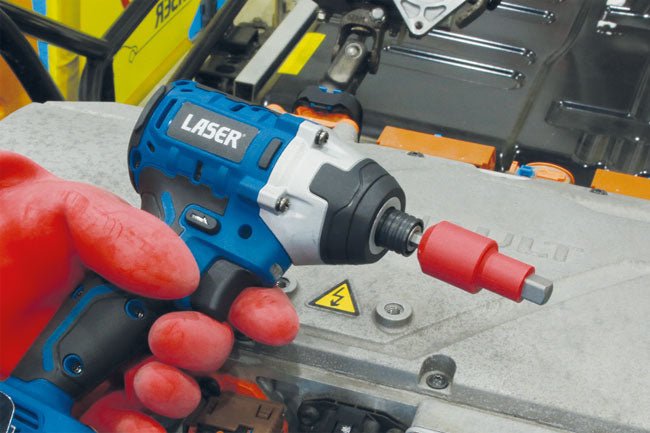 Laser Tools 9126 Non-Conductive Insulated Quick Chuck to 3/8"D Adaptor Laser Tools