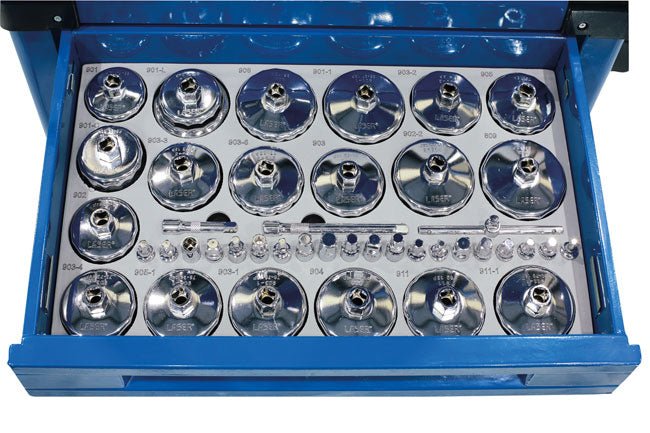 Laser Tools 9127 Oil Service Station - 70L Laser Tools