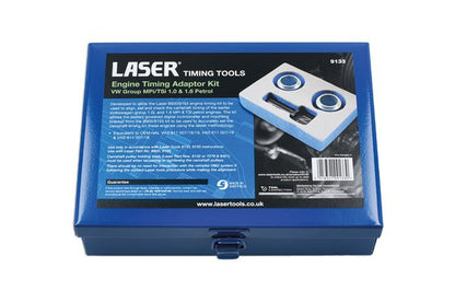 Laser Tools 9133 Engine Timing Adaptor Kit - for VW Group MPi/TSi 1.0 & 1.6 Petrol Laser Tools