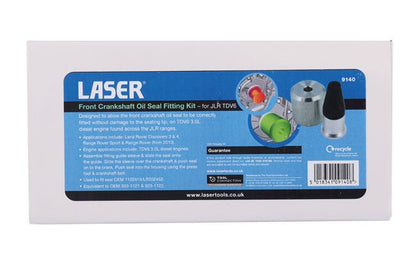 Laser Tools 9140 Front Crankshaft Oil Seal Fitting Kit - for JLR TDV6 Laser Tools