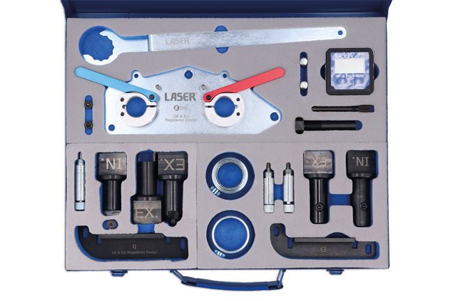 Laser Tools 9155 Engine Timing Kit - for VW Group 1.0, 1.2, 1.4, 1.5 TSi Petrol Laser Tools