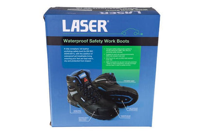 Laser Tools 9161 Waterproof Safety Work Boots, Size 10 (UK) / 44 (EU) Laser Tools