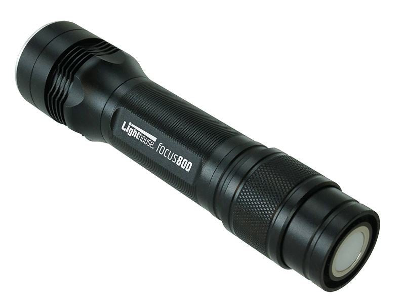 Lighthouse Elite Focus800 Led Torch With Rechargeable Usb Powerbank 800 Lumens Lighthouse