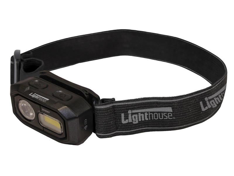 Lighthouse Elite Rechargeable Led Sensor Headlight 300 Lumens Lighthouse