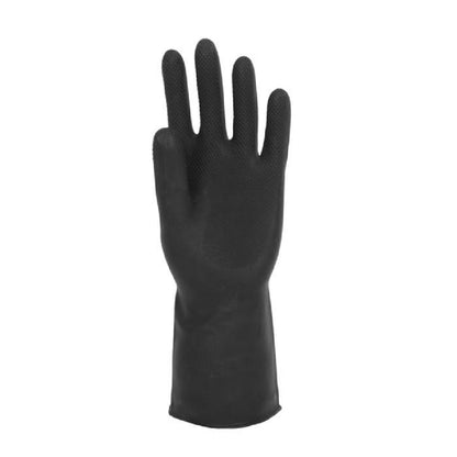 Polyco Jet Black Heavy Duty Rubber Gloves – Case of 48 Pairs Polyco Healthline