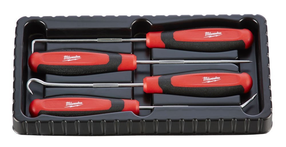 Milwaukee 48229215 4 Piece Hook & Pick Set Milwaukee