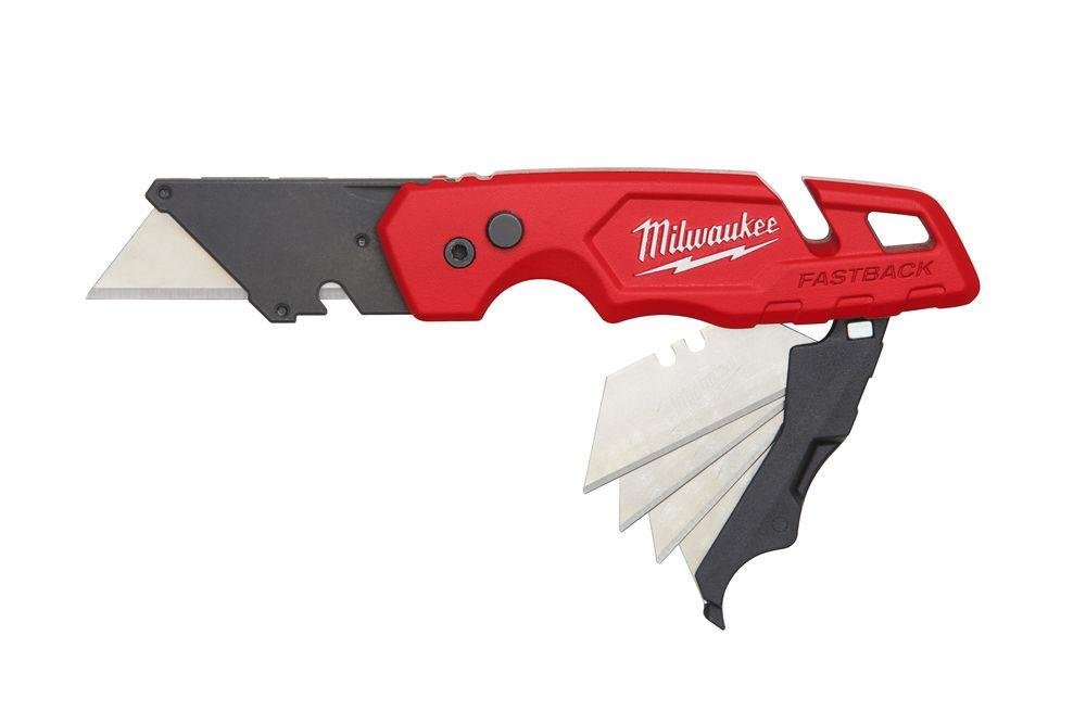 Milwaukee 4932471358 FASTBACK Flip Folding Utility Knife with Blade Storage Milwaukee