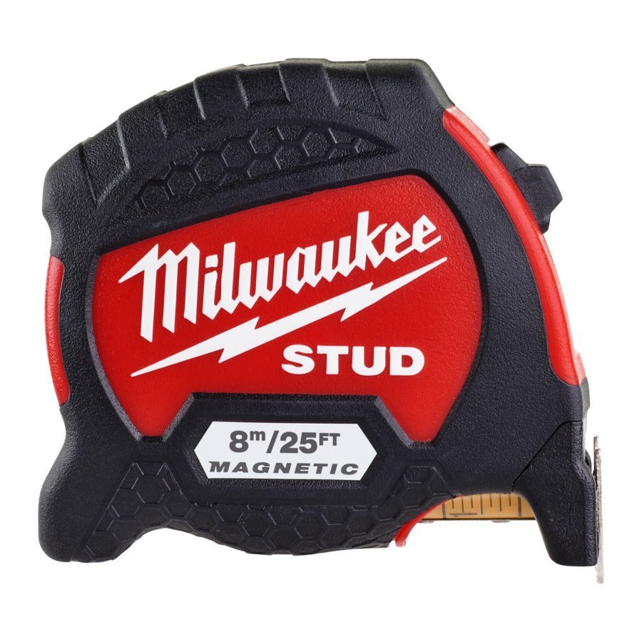 Milwaukee 4932471629 STUD Gen 2 Magnetic Tape Measure 8m/25ft Milwaukee