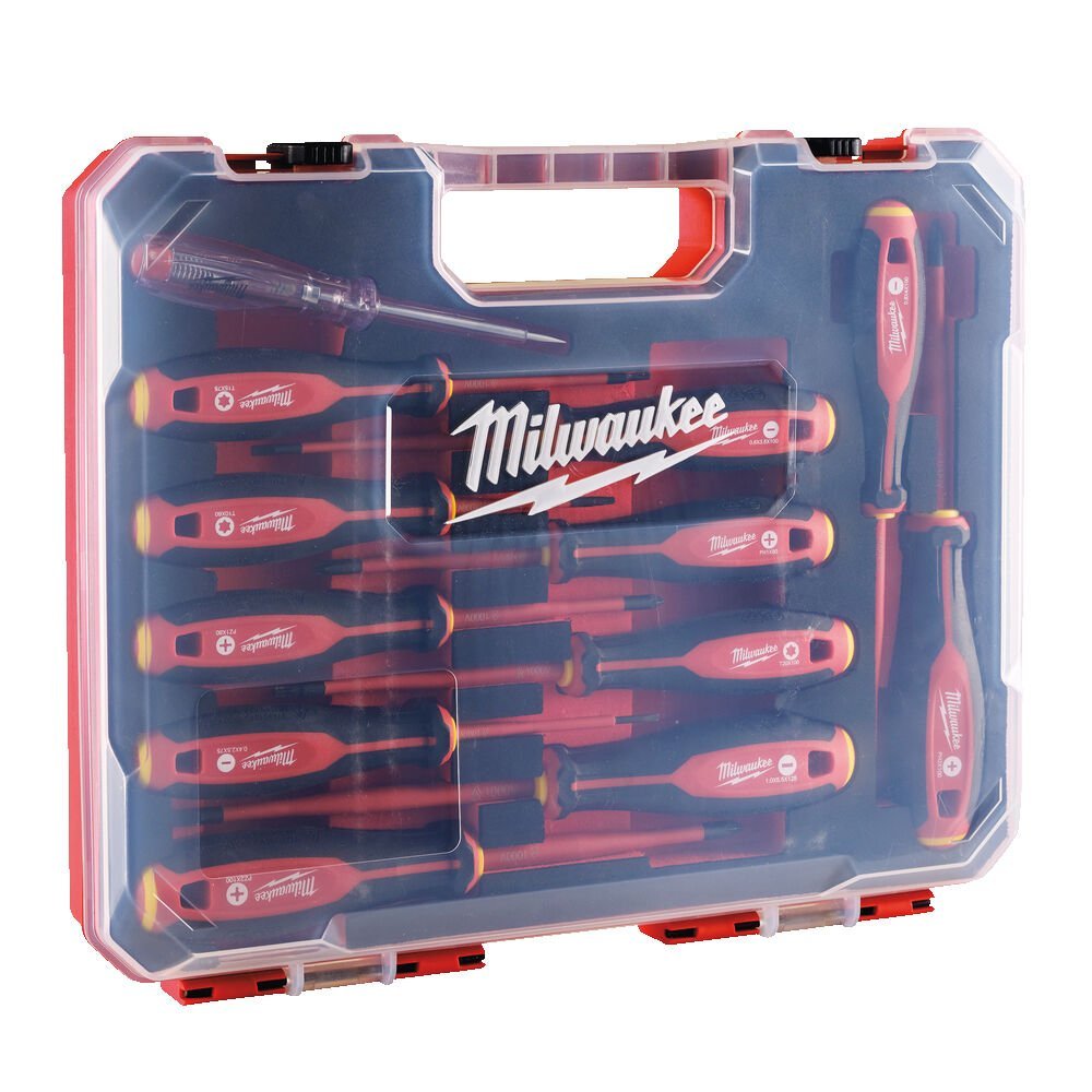 Milwaukee 4932479095 Tri-Lobe VDE Screwdriver Set 12 Piece Milwaukee