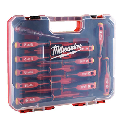Milwaukee 4932479095 Tri-Lobe VDE Screwdriver Set 12 Piece Milwaukee