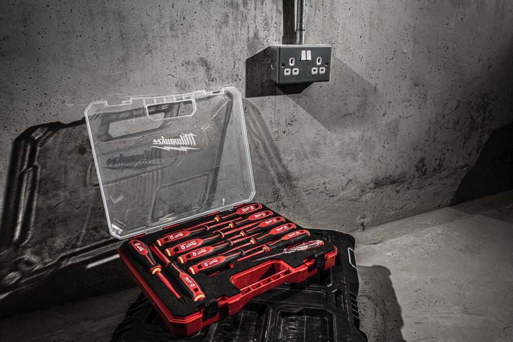 Milwaukee 4932479095 Tri-Lobe VDE Screwdriver Set 12 Piece Milwaukee