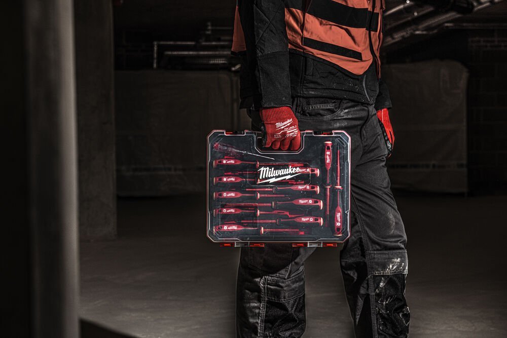 Milwaukee 4932479095 Tri-Lobe VDE Screwdriver Set 12 Piece Milwaukee