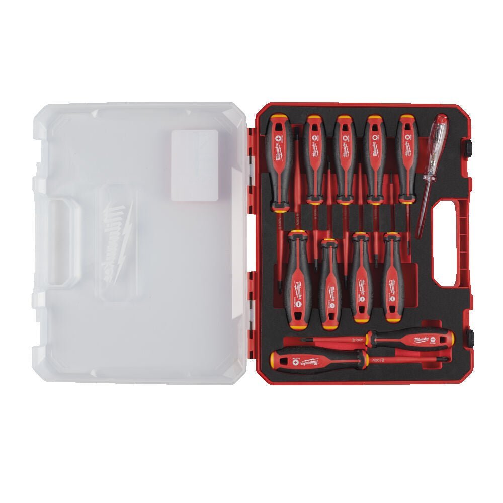 Milwaukee 4932479095 Tri-Lobe VDE Screwdriver Set 12 Piece Milwaukee