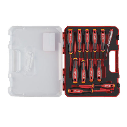 Milwaukee 4932479095 Tri-Lobe VDE Screwdriver Set 12 Piece Milwaukee