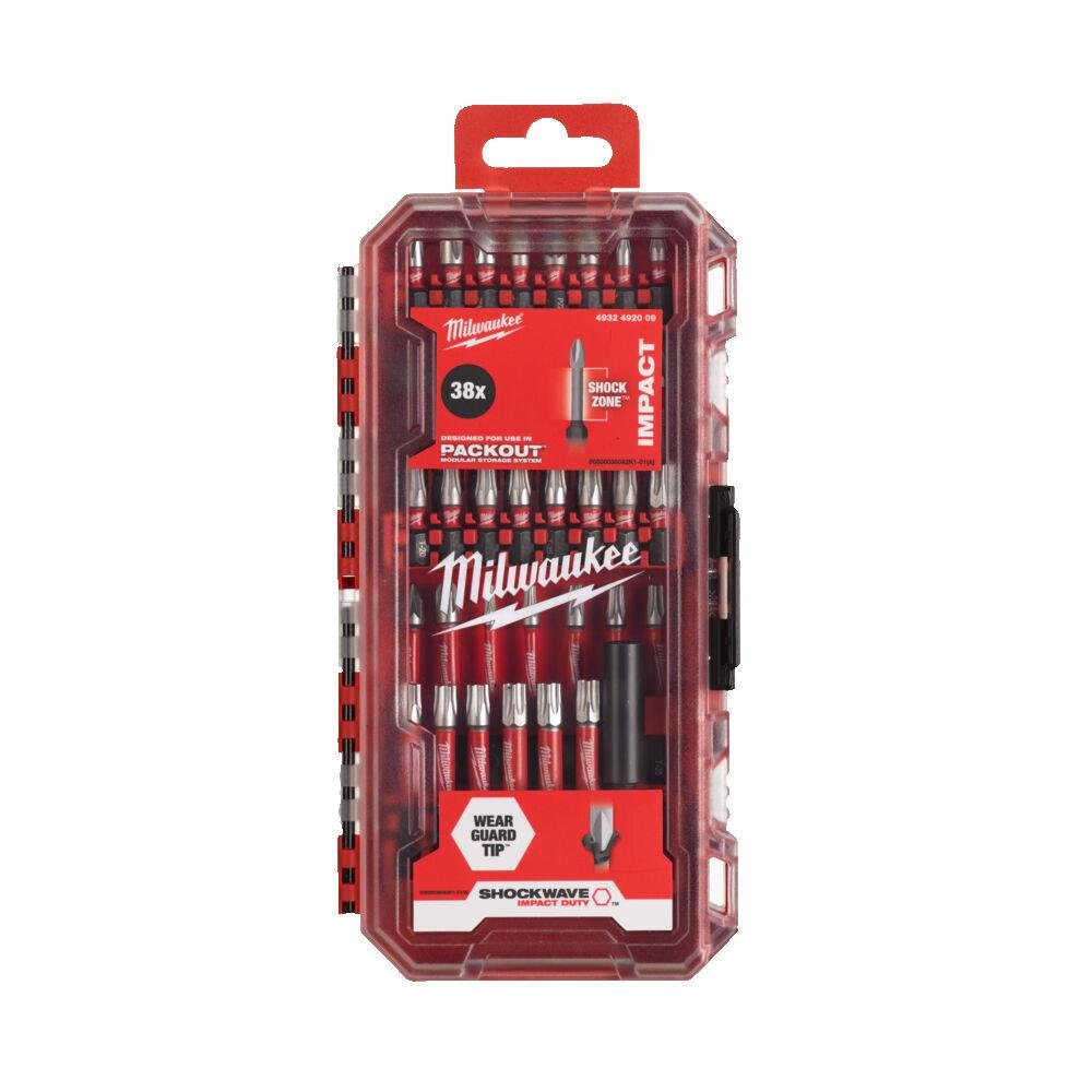 Milwaukee 4932492009 38 Piece Shockwave Impact Duty Screwdriving Bit Set Milwaukee