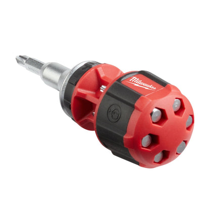 Milwaukee 8 in 1 Compact Ratcheting Multibit Screwdriver 4932471868 Milwaukee