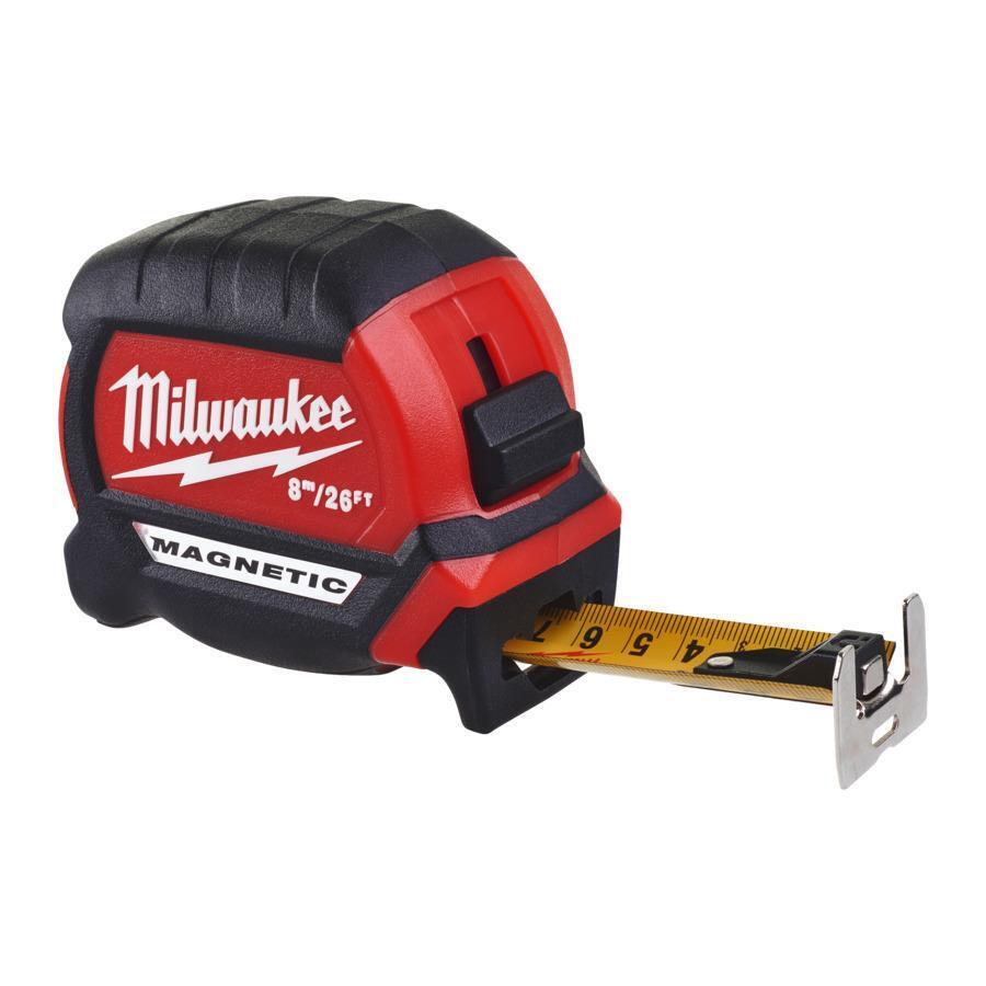 Milwaukee 8m Magnetic Tape Measure 4932464603 Milwaukee