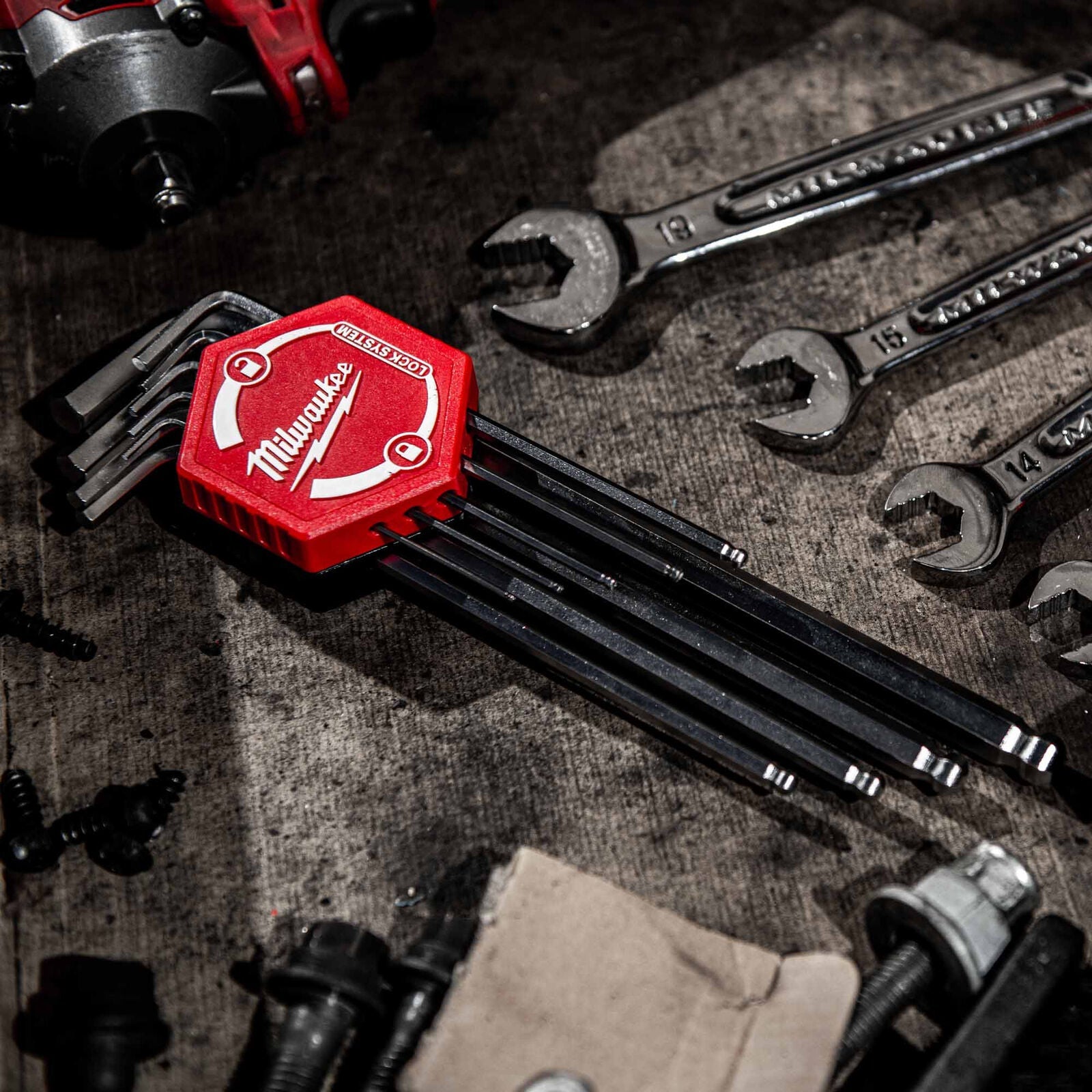 Milwaukee Ball End Hex Key Set 9 Piece 1.5mm-10mm 4932478621 Milwaukee