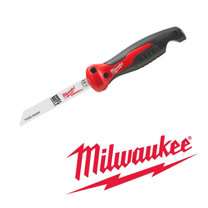 Milwaukee Folding Drywall Plaster Jab Saw with Rubber Mould Grip 48220305 Milwaukee