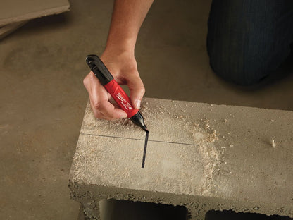 Milwaukee Inkzall Chisel Point Permanant Marker Black 48223103 Milwaukee