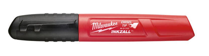 Milwaukee Inkzall Chisel Point Permanant Marker Black 48223103 Milwaukee
