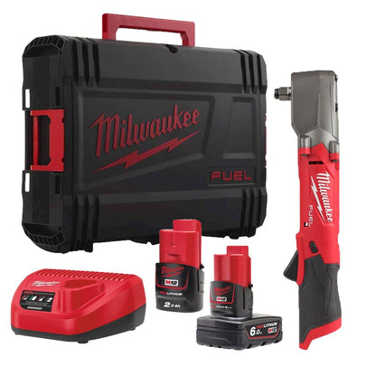 Milwaukee M12 Right Angle 1/2" Cordless Impact Wrench Kit 12V - 2 Batteries - M12FRAIWF12-622X Milwaukee