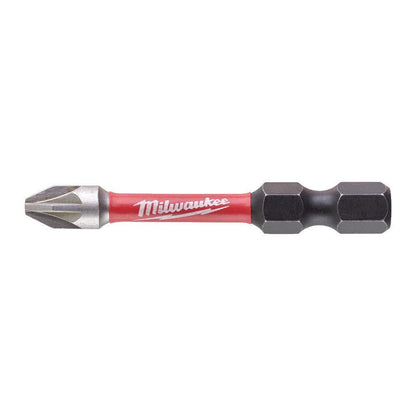 Milwaukee 10 Piece ShockWave Impact Duty PZ2 x 50mm Screwdriving Bit Set Milwaukee