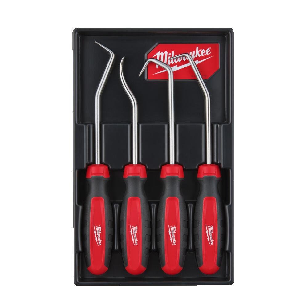 Milwaukee 4 Piece Hook & Pick Set 4932480568 Milwaukee
