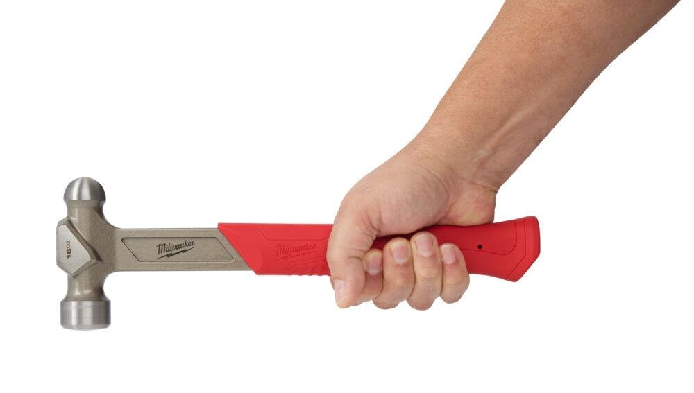 Milwaukee Steel 450g 16oz Ball Peen Hammer 4932492346 Milwaukee