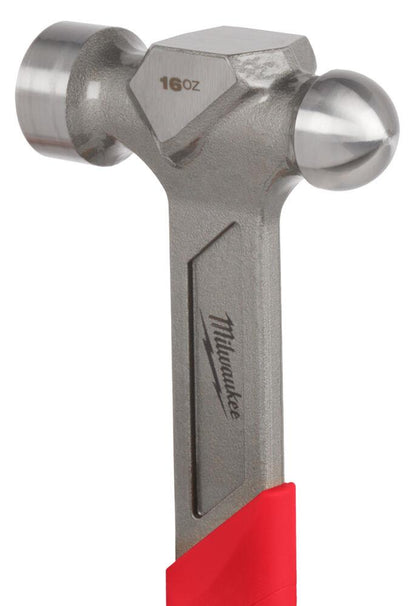 Milwaukee Steel 450g 16oz Ball Peen Hammer 4932492346 Milwaukee