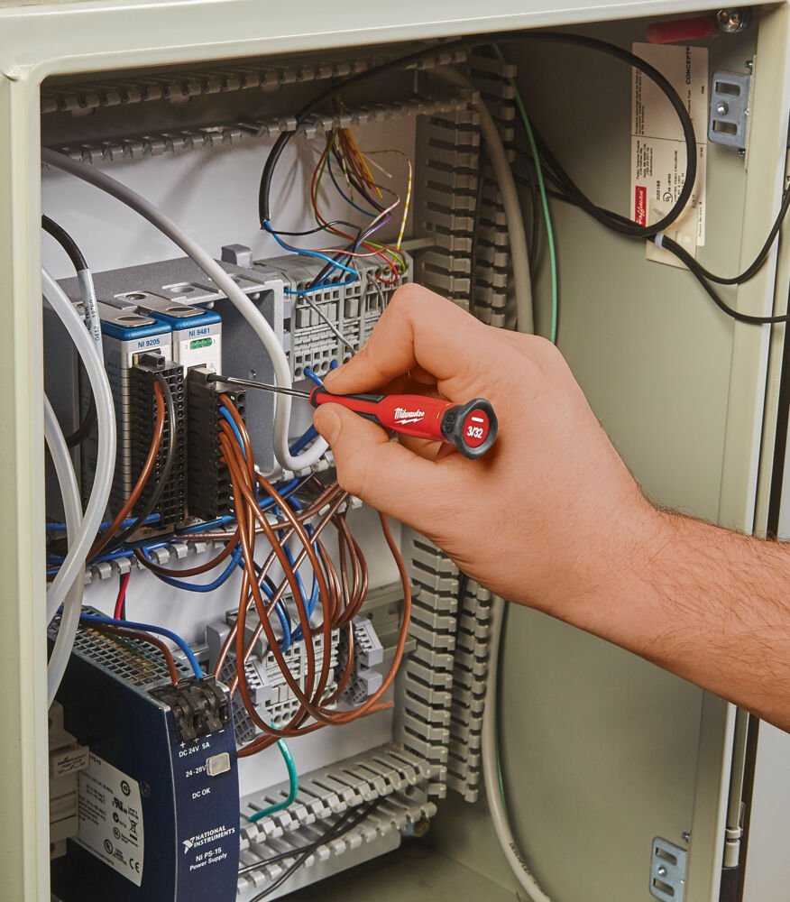 Milwaukee Precision Screwdriver Set 6pc Pozi & Slotted 4932471869 Milwaukee