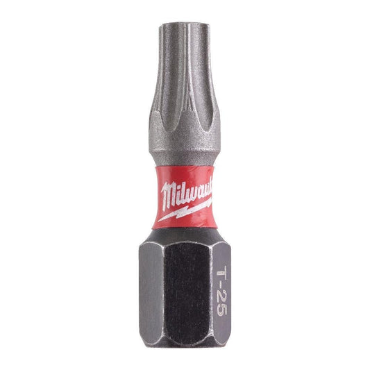 Milwaukee ShockWave Impact Duty TX25 x 25mm Screwdriving Bits x 2 Milwaukee