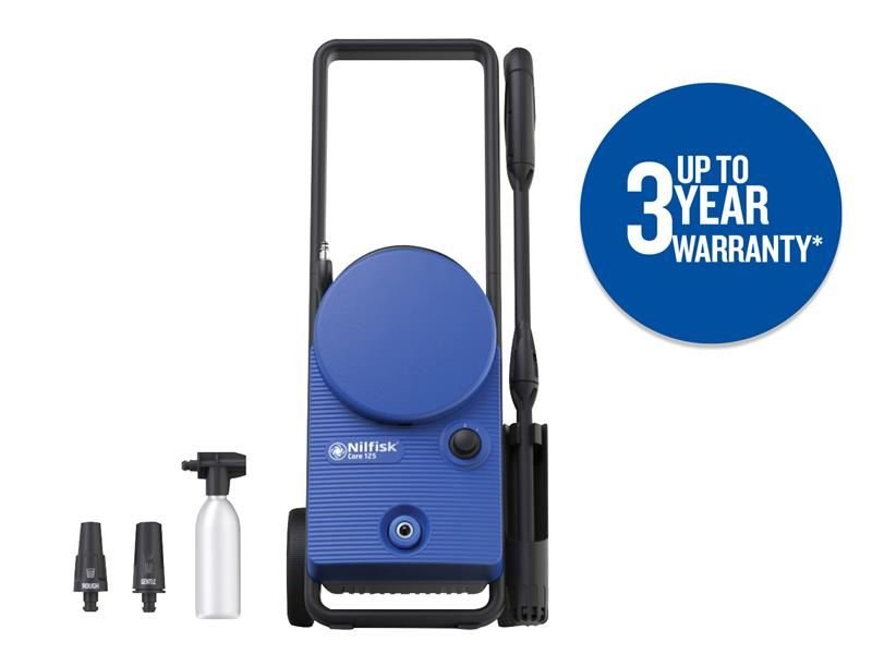 Nilfisk Core 125 Pressure Washer 125 Bar 240v Nilfisk