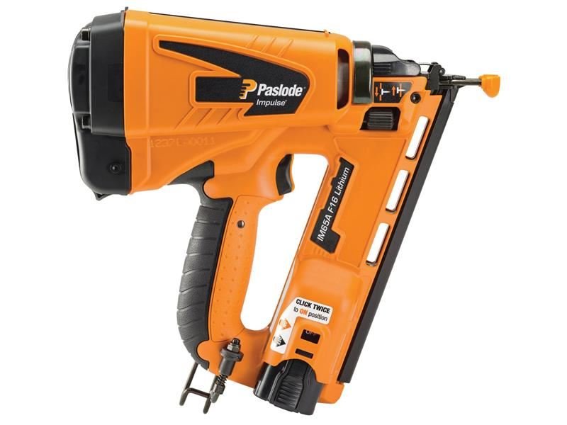 Paslode IM65 F16 Lithium 16 Gauge Angled Brad Nailer 1 X 2.1ah Li-Ion Paslode
