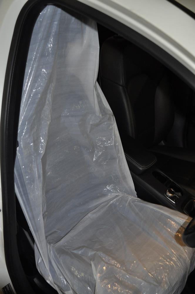 PH Bodyguards 100 Disposable White Seat Covers Bodyguards