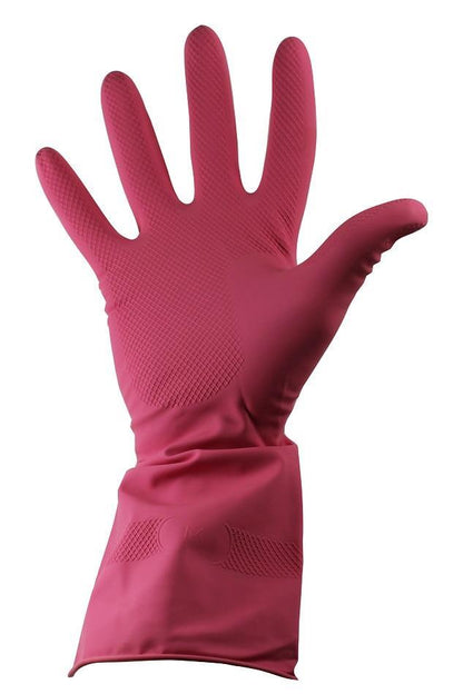 Ph Shield 2 Pink Latex Rubber Household Gloves Shield