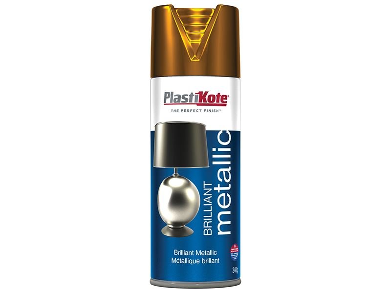 Plastikote Brilliant Metallic Spray Copper 400ml Plastikote